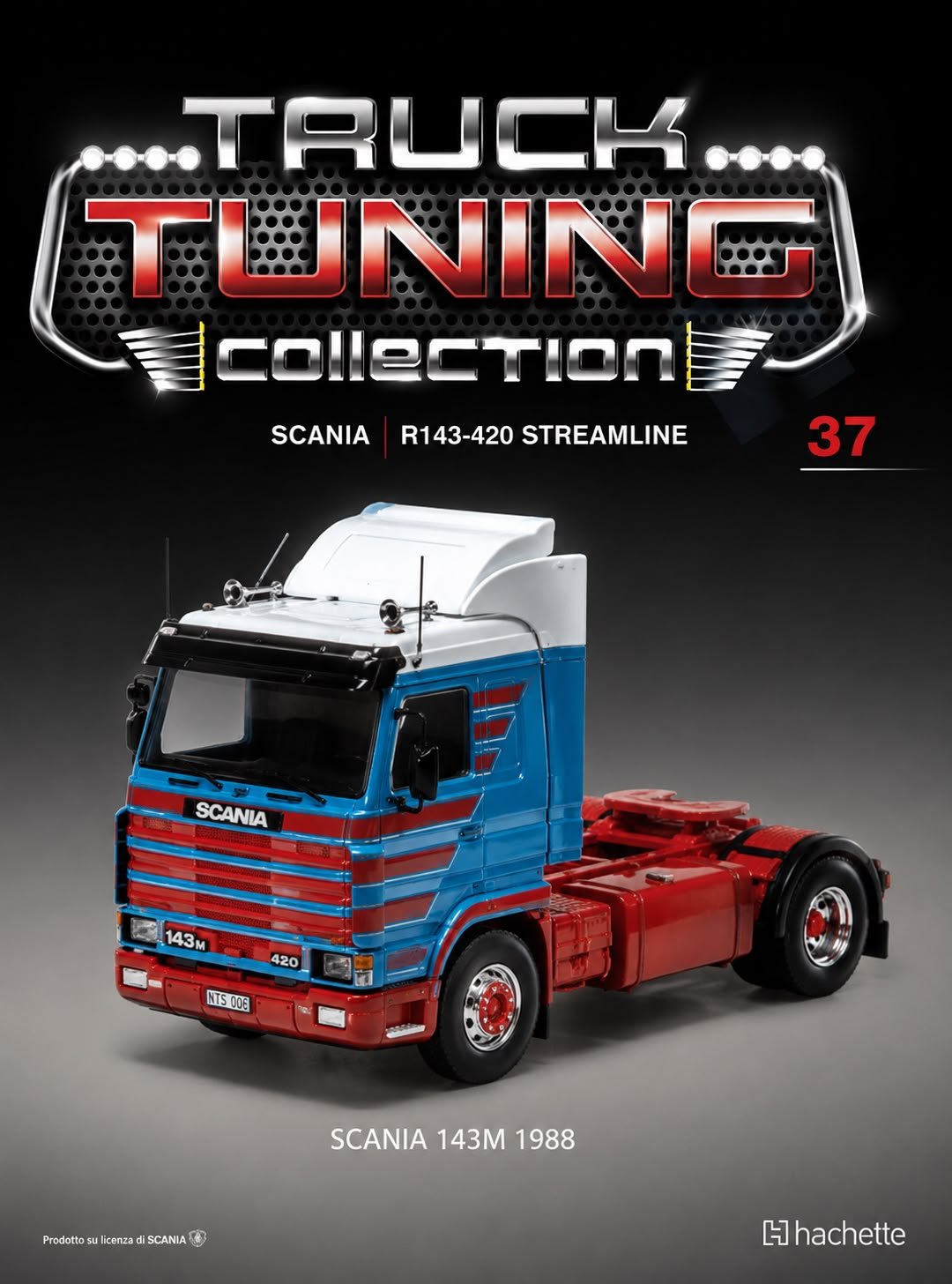 Truck Tuning Collection n 37 Scania 143M 1988  1:43 modellino