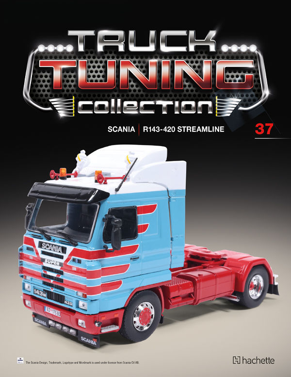 Truck Tuning Collection n 37 Scania 143M 1988  1:43 modellino