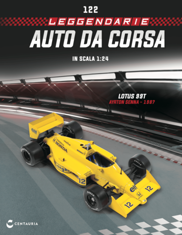 Centauria Lotus 99T Ayrton Senna 1987 1:24 modellino auto da corsa