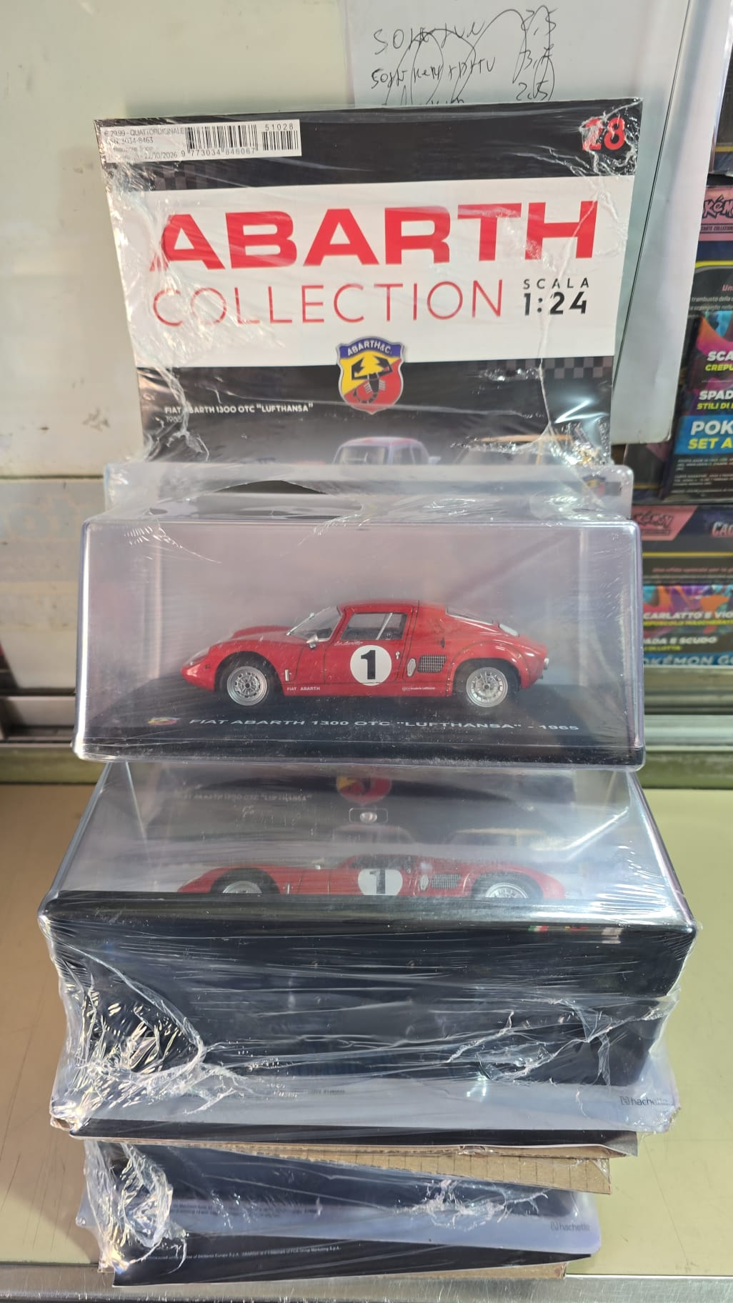Abarth Collection n 28 Modellino Auto 1:24 DeAgostini rosso