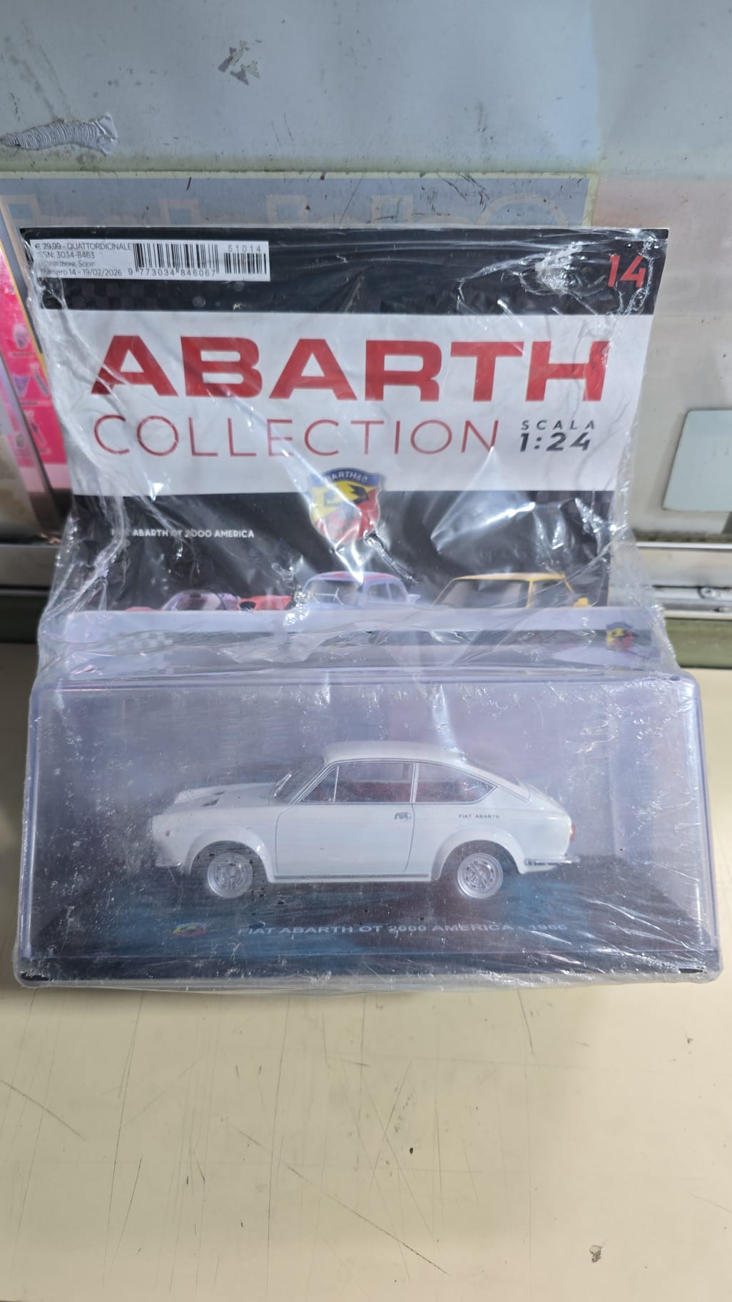 Abarth Collection n 14 1:24 Fiat Abarth 124 Rally modellino auto scala