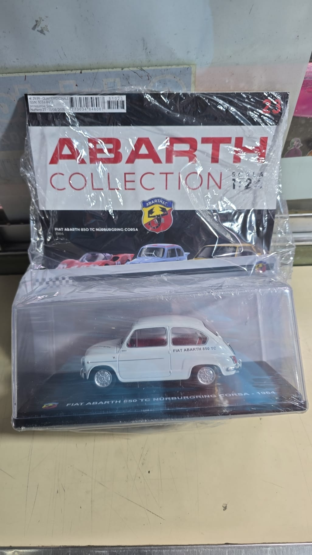Abarth n 23  600 D 1963 Modellino 1:43 Edicola Collection Auto da Collezione