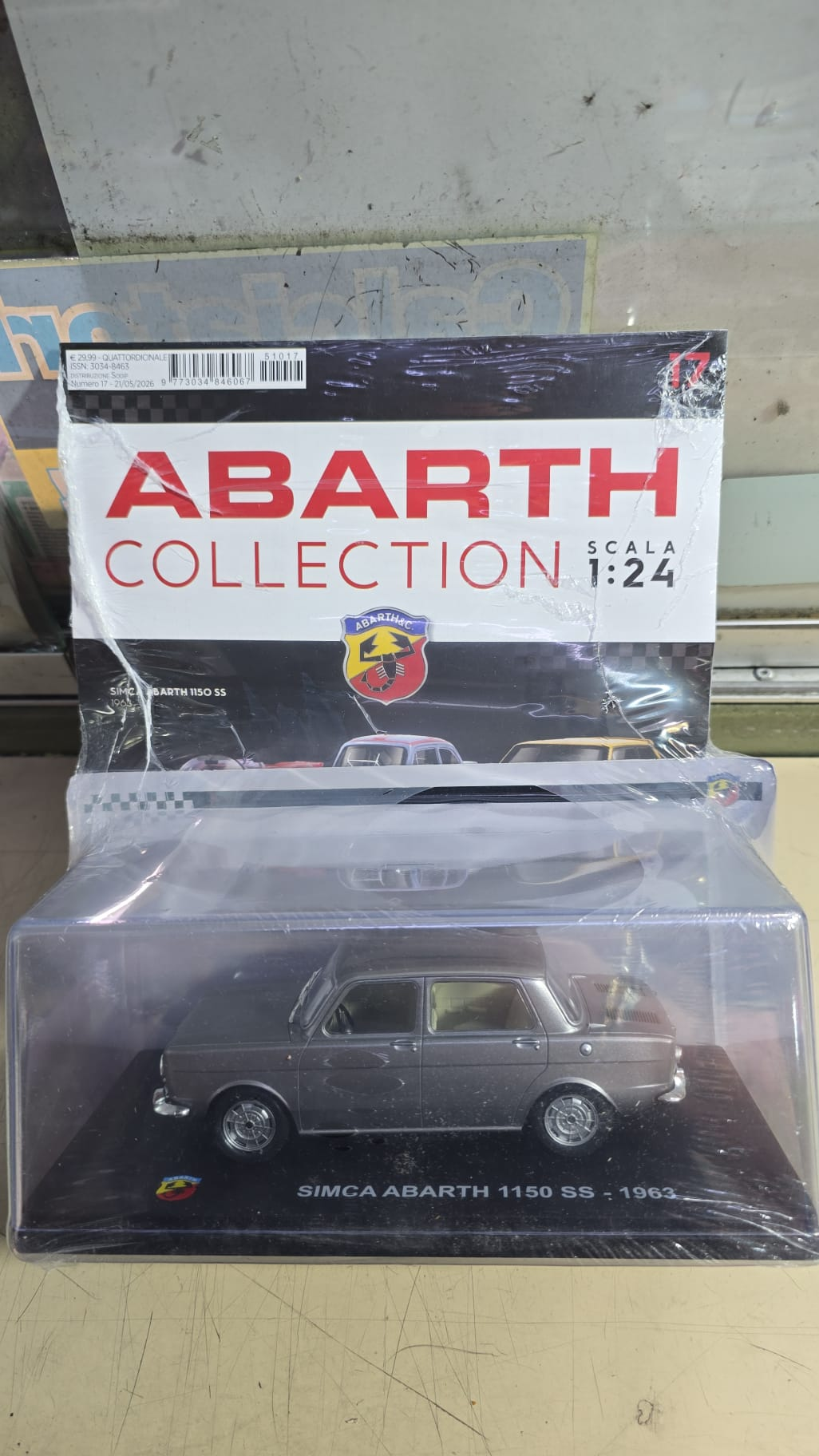 Abarth Collection n 17 Simca Abarth 1150 SS 1963 scala 1:24 modellino