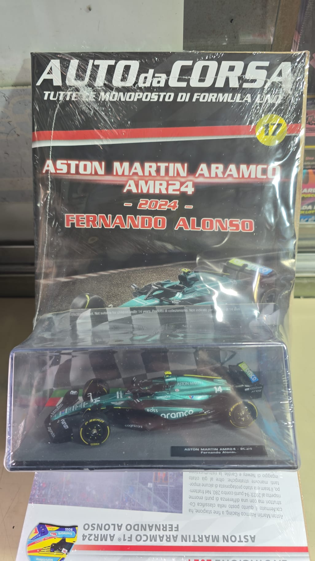 Aston Martin Aramco AMR24 2024 Alonso 1:43 Auto da Corsa Formula 1