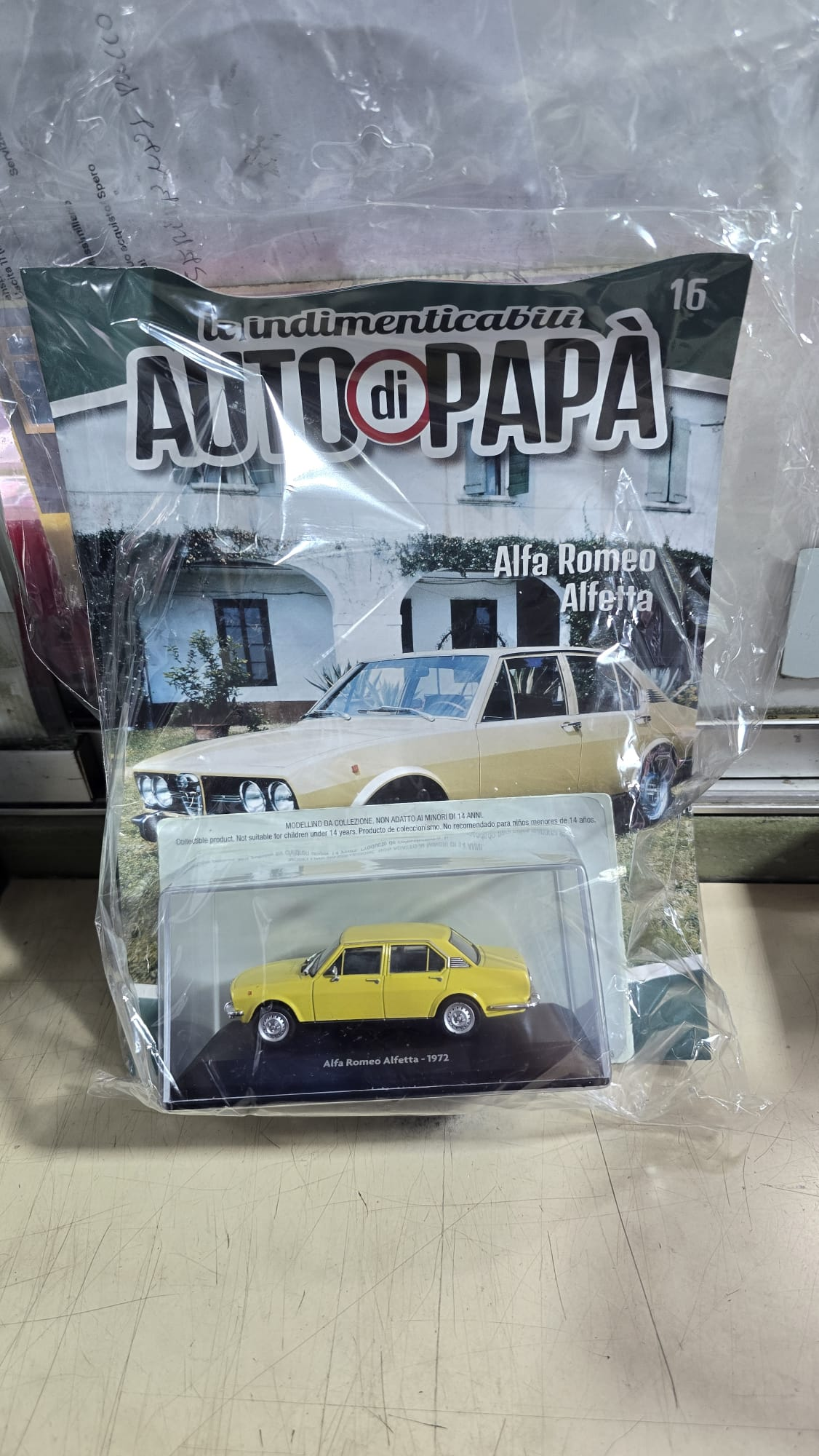 Auto di Papà n 16 Alfa Romeo Alfetta 1972 scala 1:43 Edicola
