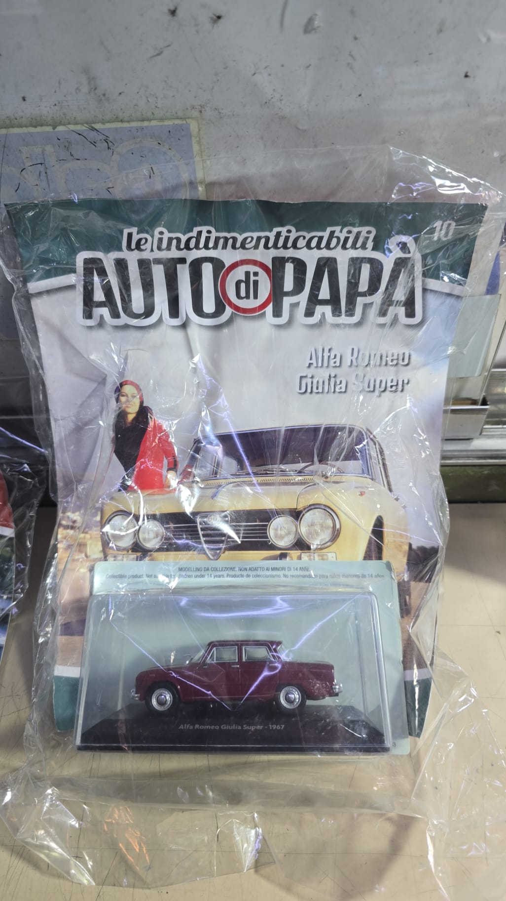 Auto di papà n 10Alfa Romeo Giulia Super 1:43 modellino auto collezione