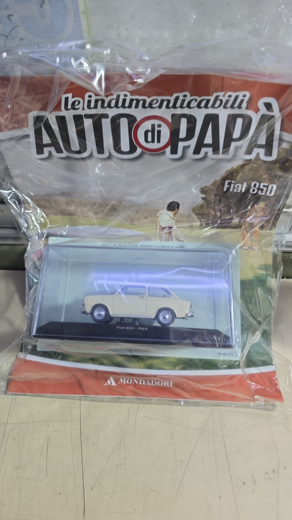 Auto di Papà n 8 Fiat 850 modellino 1:43 edicola collezione