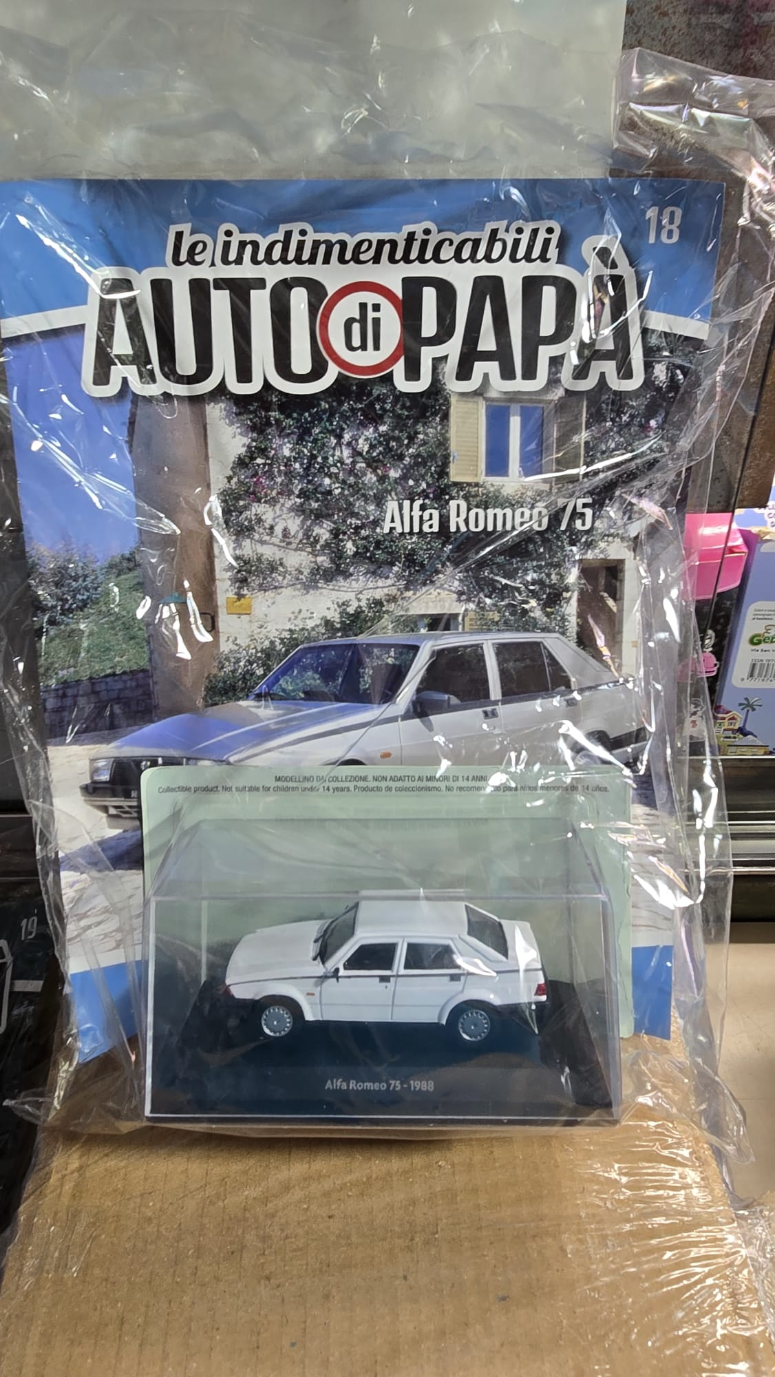 Le Indimenticabili Auto di Papà n 18 Alfa Romeo 75 1:43 DeAgostini