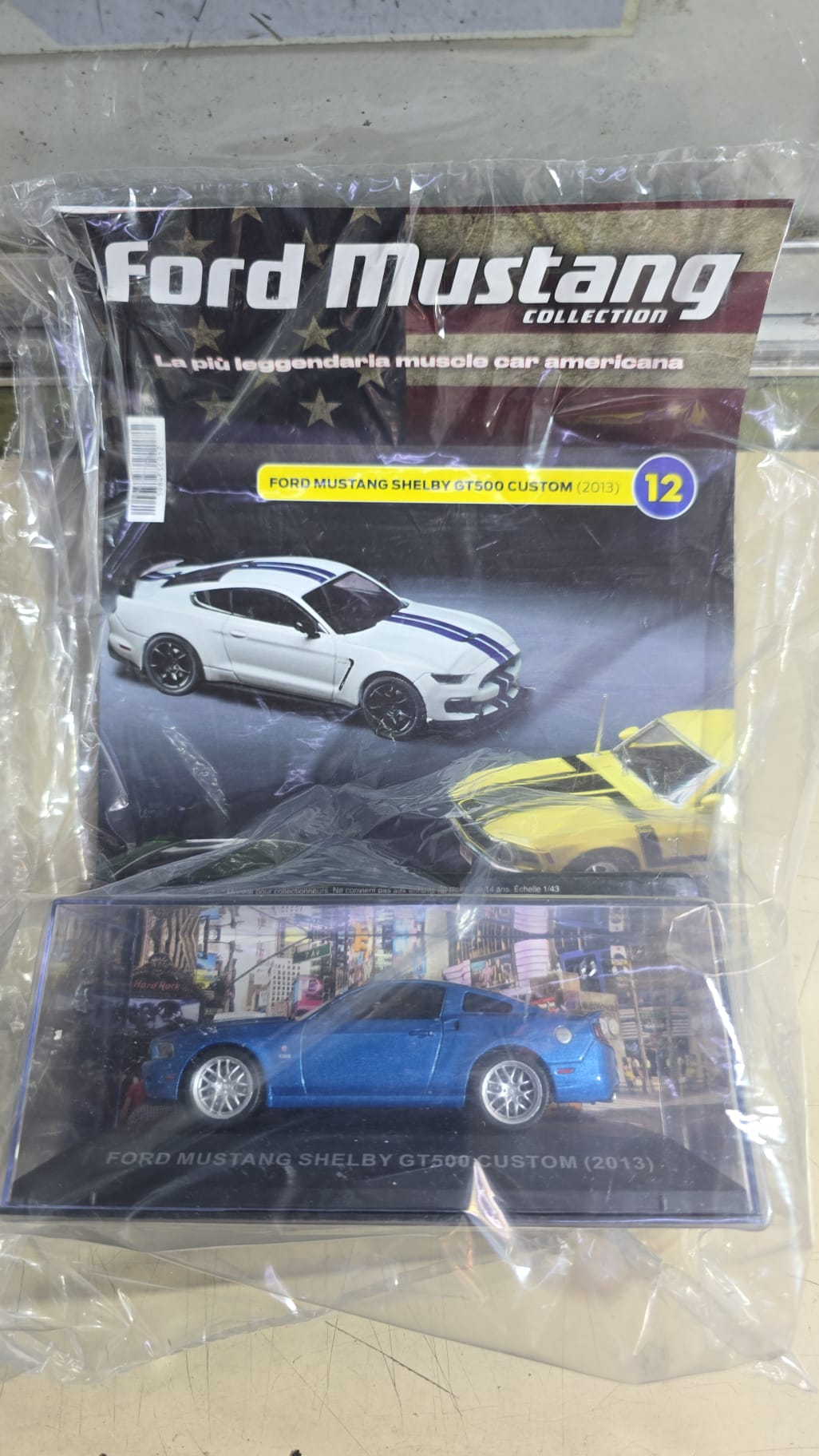 Ford Mustang n 11 Shelby GT500 Custom 2013 1:43 DeAgostini modellino