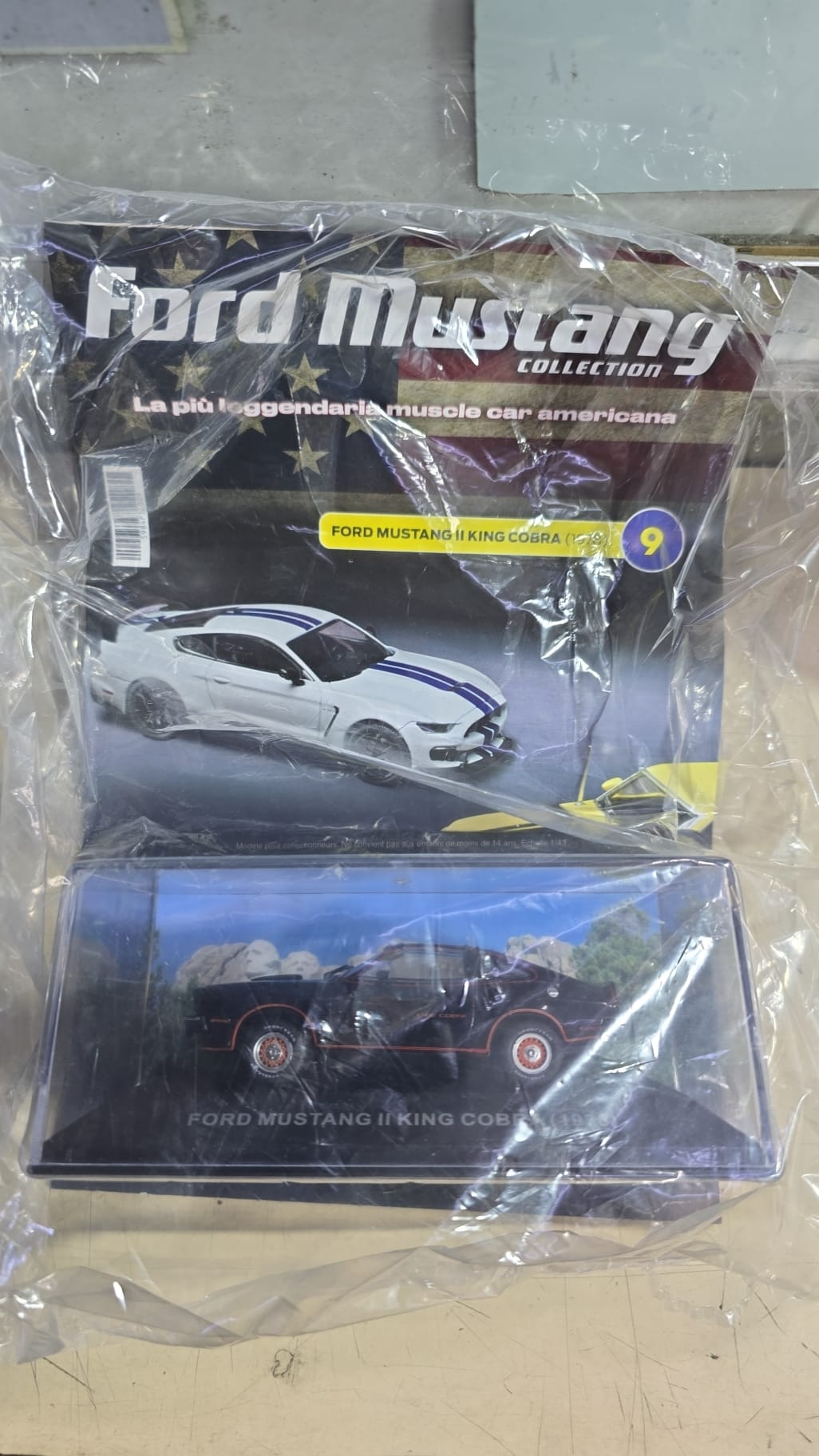 Ford Mustang N 8 II King Cobra 1:43 DeAgostini modellino auto collezione