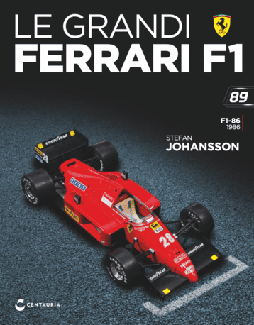 Graind Ferrari n 89 F1-86 Stefan Johansson 1:43 Modellino Formula 1