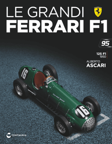 Grandi Ferrari n 95 125 F1 Alberto Ascari 1950 Thin Wall Special 1:43 modellino 2