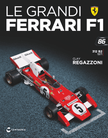 Grandi Ferrari n 86 312 B2 F1 Clay Regazzoni 1971 1:43 Modellino