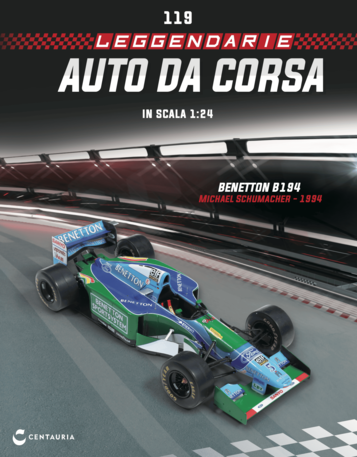 Leggendarie auto da corsa n 119 Benetton