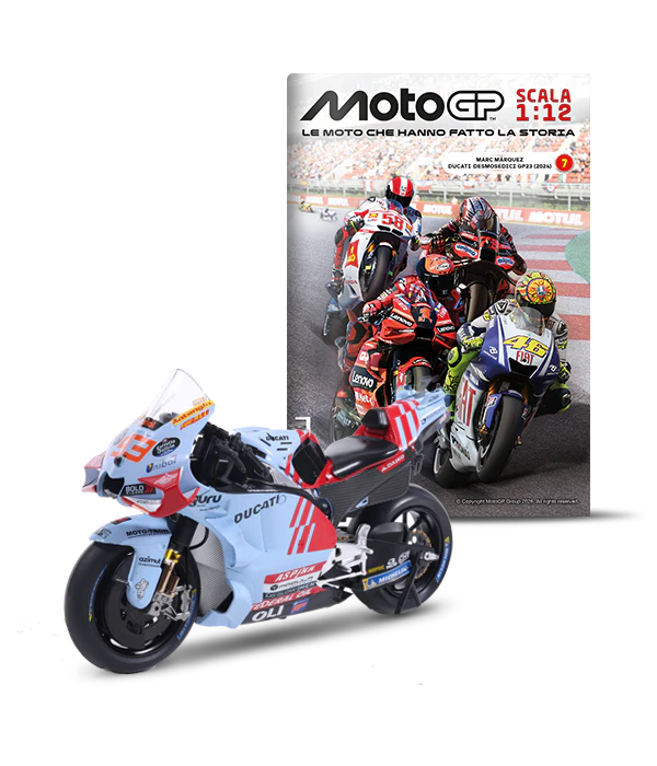 MotoGP N 7 Ducati Desmosedici GP23 1:12 Centauria modellino moto