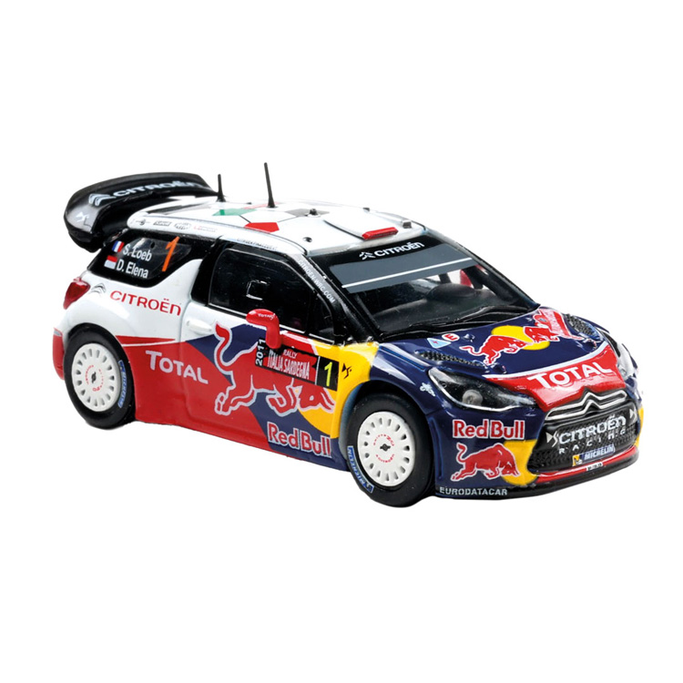 Rally n 2 Citroen DS3 WRC Red Bull 1:64 2