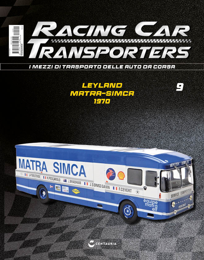 Centauria Leyland Matra-Simca 1970 1:43 modellino autobus trasporto