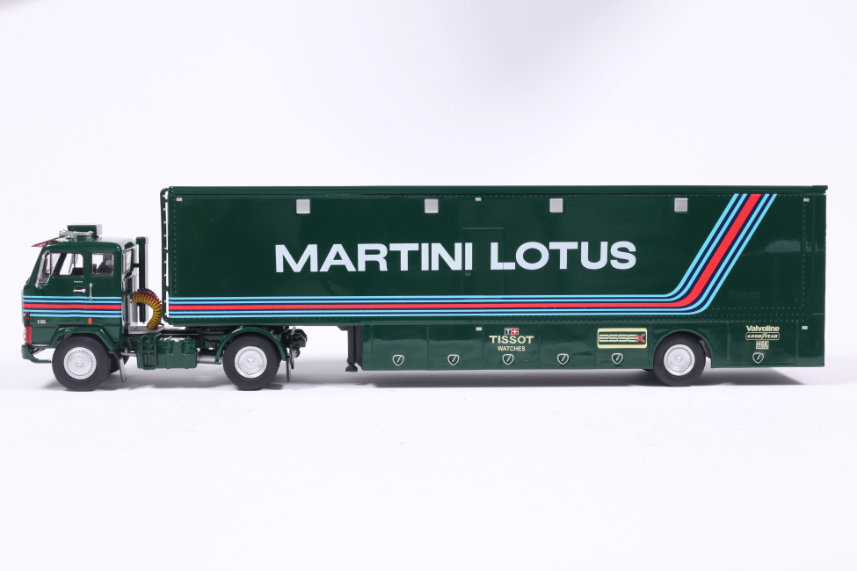 Racing Car Transporter n 19 Martini Lotus  modellino 1:43