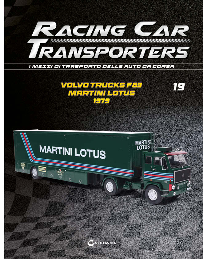 Racing Car Transporter n 19 Martini Lotus  modellino 1:43 2