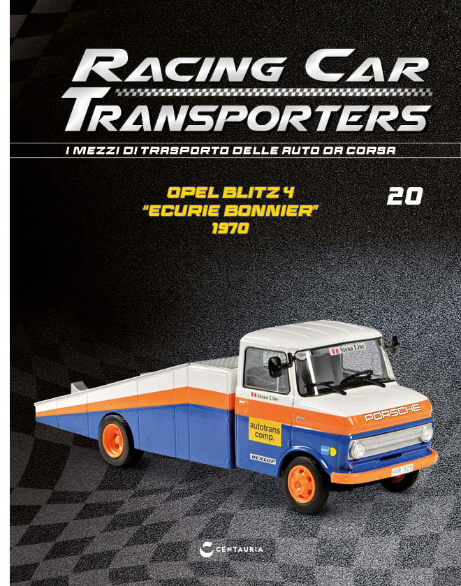 Racing Car Transporte n 20 Racetransporter Mercedes autotrans comp. scala 1:43 Metallo 2