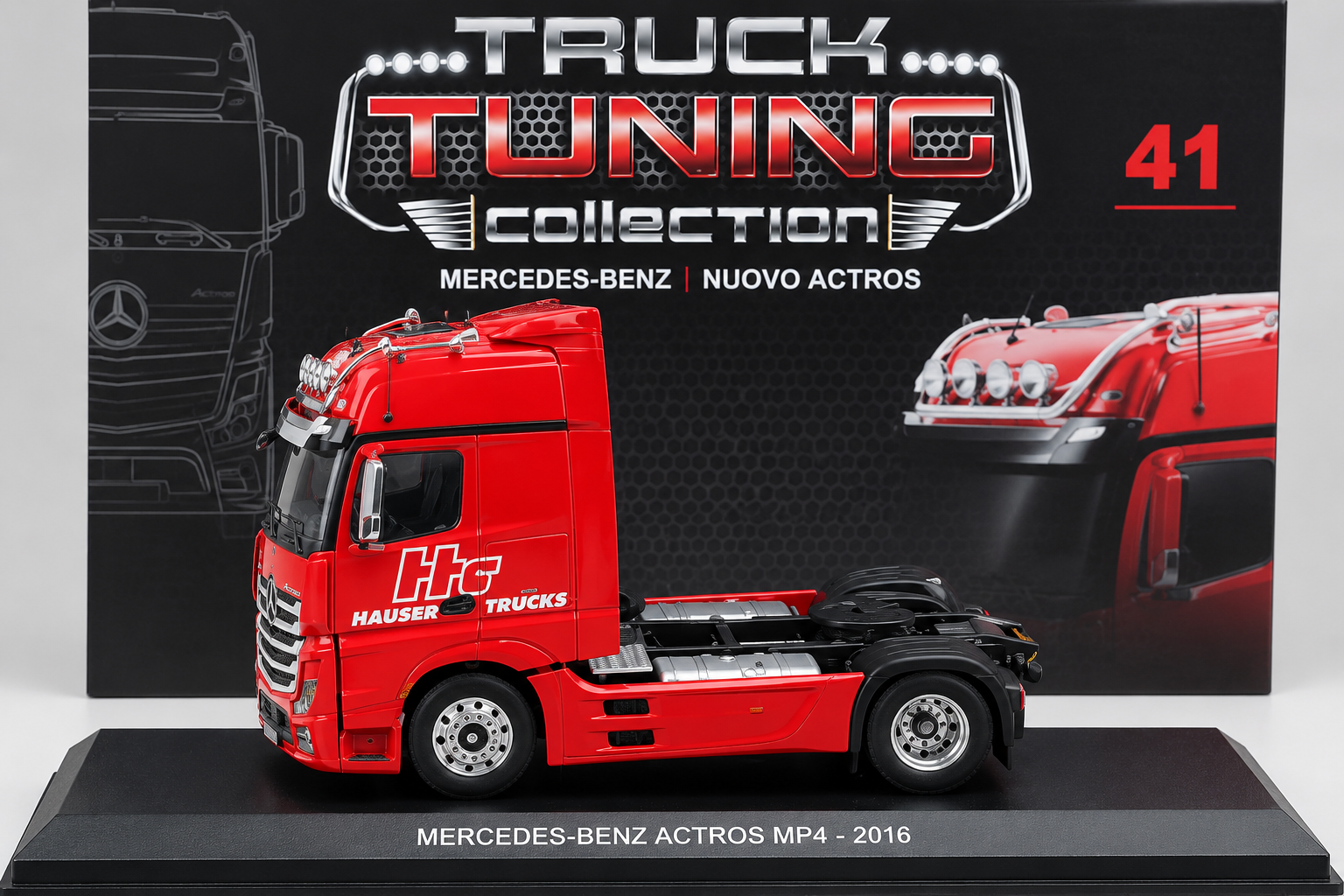 Truck Tuning Collection n 41 Mercedes-Benz Actros MP4 2016 1:43 modellino