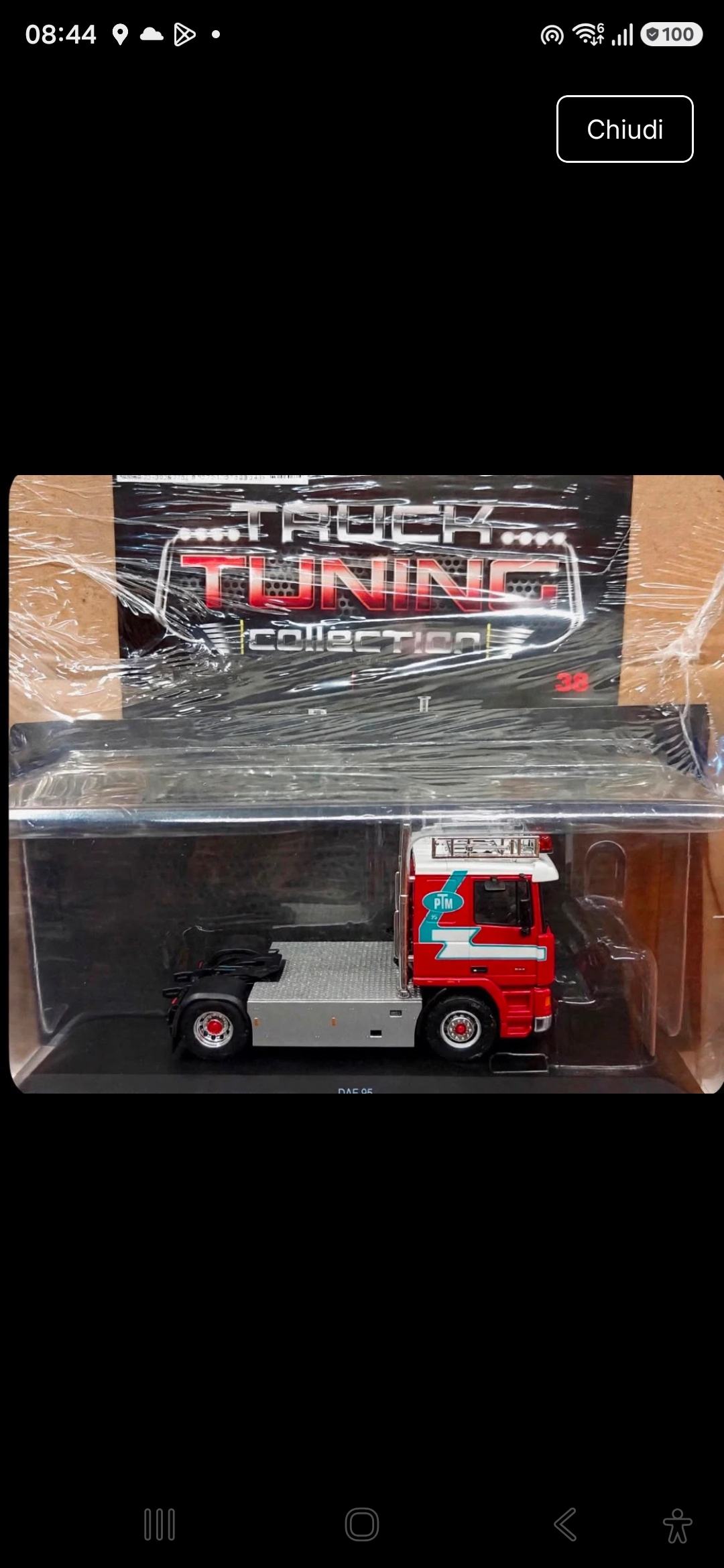 Truck Tuning Collection n 38 DAF 95 1990 modellino camion scala 1:43