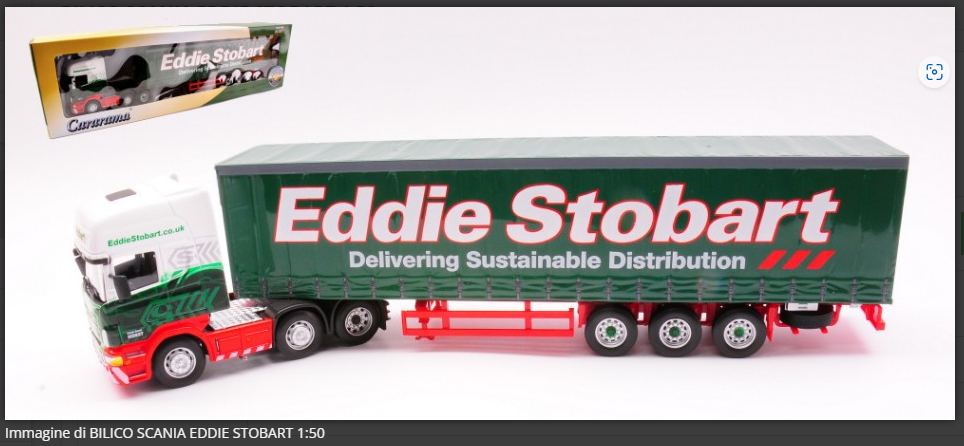 Corgi Bilico Scania Eddie Stobart 1:50 modellino camion da collezione